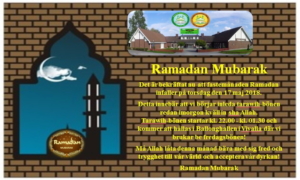 Ramadan 2018 Tidtabell
