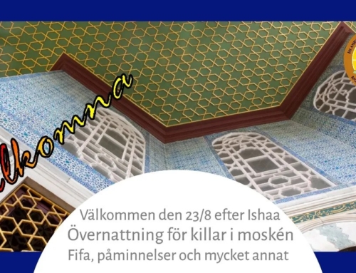 Övernattning i moskén 23aug