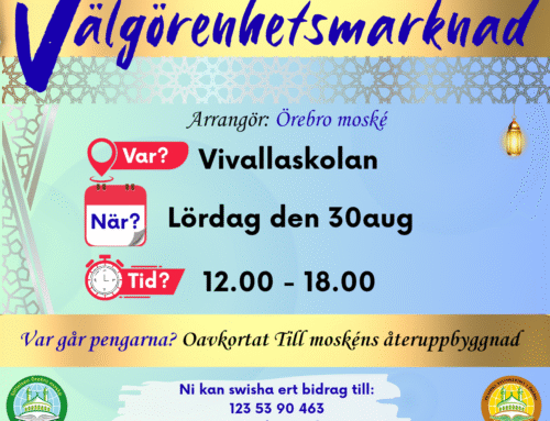 Välgörenhetsmarknad 30aug