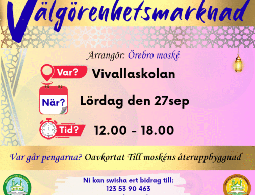 Välgörenhetsmarknad 27sep