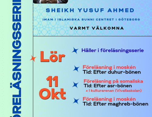 Föreläsningserie med Sh. Yusuf Ahmed