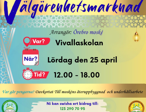 Välgörenhetsmarknad 25 april
