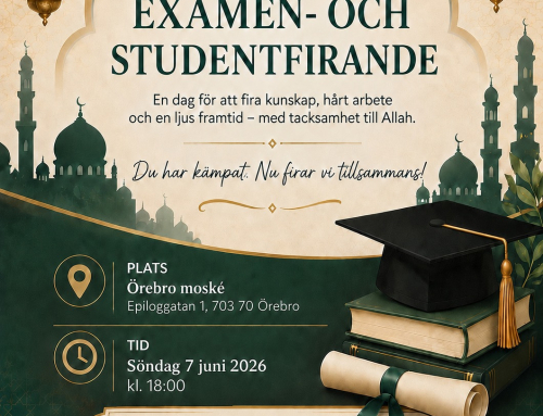 Stundentfirande i moskén 7 juni